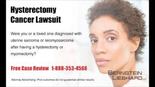 Morcellator Lawsuit  Laparoscopic Hysterectomy [upl. by Priestley]