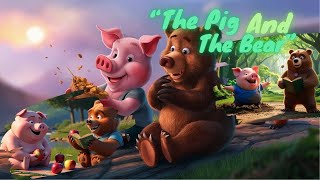 The Pig And The Bear  Story for kids  Bedtime Story  New kids Story [upl. by Norha984]