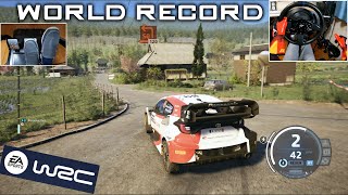 World Record Toyota GR Yaris Rally1 Rally Japan  EA Sports WRC  T300RS  TH8A [upl. by Fennie]