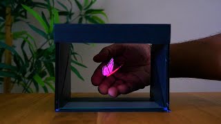 How to Make 3D Hologram Video Projector at Home  DIY [upl. by Karlis]