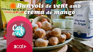 Bunyols de vent amb crema de mango  Cuines [upl. by Oflodur]