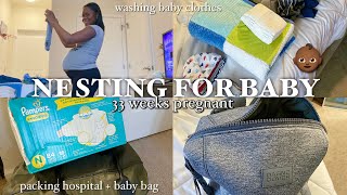 Nesting Vlog 2023  Preparing For Baby Girl  Gabrielle LaFaye [upl. by Einnim]