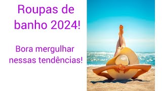 DESTAQUESE NA AREIA Tendências de Biquinis e maiôs 2024 [upl. by Eidnalem]