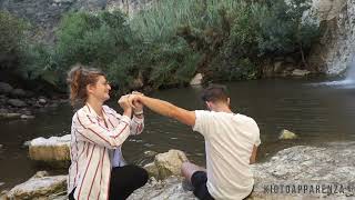 Italy and France meet in Galilee valley  massage next to waterfall  KIOTOAPPARENZA [upl. by Shyamal]