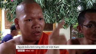 Nhà sư Khmer phản đối chính phủ VN [upl. by Shelbi]