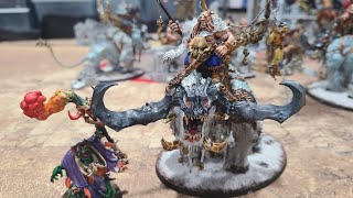 AoS Battle Report Ironjawz vs Beastclaw Raiders [upl. by Agbogla]