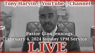 Pastor Gino Jennings  LIVE  February 4 2024  1PM Sunday Service [upl. by Airliah]