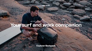 Your Surf amp Work Companion  Explorer Backpack [upl. by Atteuqnas308]