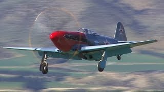 Two WW2 Russian Yak 3 fighters at Wanaka [upl. by Maillil]