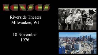 Kansas Live 1976  Full Concert  18 November  Riverside Theater Milwaukee WI [upl. by Daniala]