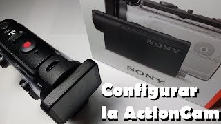 ¿Como Configurar la ActionCam HDR AS50 de Sony [upl. by Andrei]