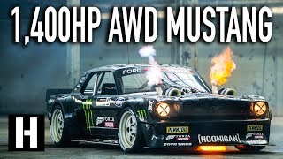 Ken Blocks 1400hp AWD Ford Mustang Hoonicorn V2 Straight from Gymkhana TEN [upl. by Narayan]