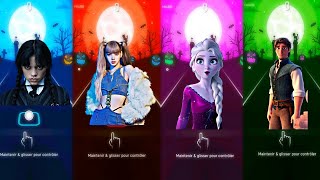 Wednesday Addams Vs BLACKPINK Vs Elsa Frozen Vs Tangled  Who Is Best [upl. by Aaren]