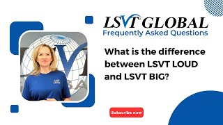 What is the difference between LSVT LOUD and LSVT BIG [upl. by Elysia594]