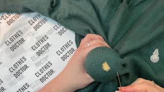 Episode 1  Darning to Mend a Hole in a Jumper  Clothes Doctor [upl. by Kcir]