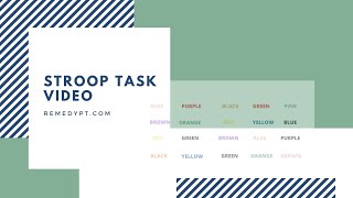 Stroop Task [upl. by Camus]