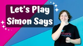 Lets Play Simon Says  Follow Along Game for Kids [upl. by Aihseyt]