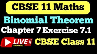 Class 11 Maths Chapter 7 Binomial Theorem Exercise 71 NCERT studypointpro [upl. by Inhoj]