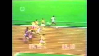 1980 Moscow Olympic Mens 100m final  Olimpiadas de Moscú 1980 final 100 metros lisos masculinos [upl. by Beaumont418]