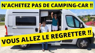 ❌on DÉTESTE VIVRE en CAMPINGCAR 😡 ARNAQUE amp marques à éviter avantage et inconvénient test benimar [upl. by Deacon]