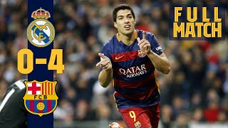 FULL MATCH Real Madrid  Barça 2015 Thriller in El Clásico [upl. by Alodi639]