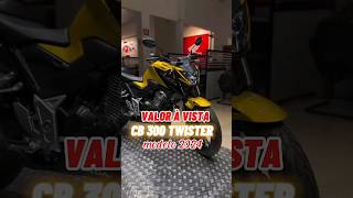 VALOR DA CB 300F TWISTER ABSMODELO 2024 cb300 cb300twister motos lançamento hondamotos [upl. by Dart]