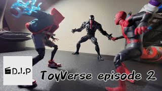 Into the ToyVerse Episode 2  stopmotion animation  Spiderman vs Venom [upl. by Holmun]