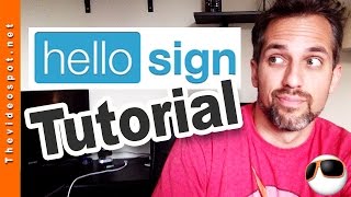 Hello Sign Review send a fax over the internet for free by Videospot [upl. by Adnohsad]