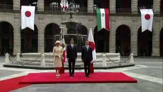 Visita Oficial de Japón Ceremonia de Bienvenida [upl. by Marlene]