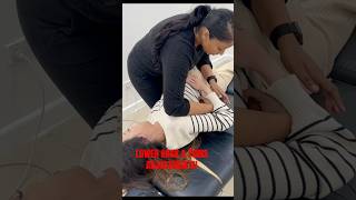 LOWER BACK amp PUBIS ADJUSTMENTS asmr chiropractor posture sydney backpainrelief [upl. by Geis]