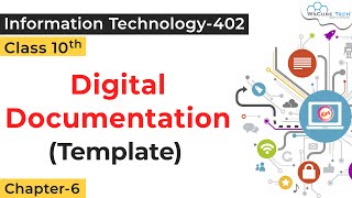 Digital Documentation Template Class 10 IT  Digital Documentation [upl. by Hadria621]