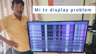 Mi 43 inch led tv display problem  Xiaomi L43M7 43 inch tv display problem mi tv display problem [upl. by Macgregor]