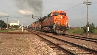 BNSF 7540 leads Westbound Manifest 7207 [upl. by Avik]