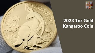 2023 1oz Perth Mint Gold Kangaroo Coin [upl. by Teplitz204]