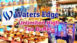 High Tea Buffet Waters Edge Hotel Colombo Sri Lanka 🇱🇰❤ ඇතිවෙන කන්න බොන්න Best High Tea Buffet [upl. by Nosreg]