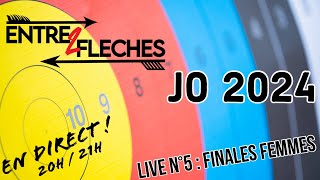 Le tir à larc aux JO 2024  Live n°5  Phases finales individuelles Femmes [upl. by Orji502]