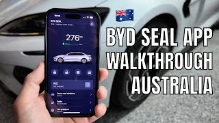 BYD Seal App Walkthrough  AC Preconditioning Settings Schedule Timer [upl. by Hesler]