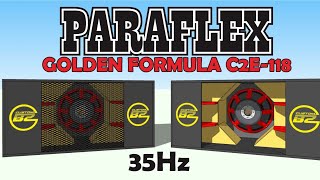 SKEMA BOX SUBWOOFER 18quot  PARAFLEX GOLDEN FORMULA 118 [upl. by Asseniv]