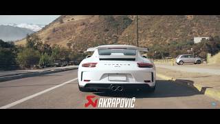 Porsche GT3 9912 Akrapovic Exhaust [upl. by Esahc]