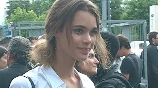 Pauline HOARAU à Paris Fashion Week 8 July 2014 Armani [upl. by Maureen]