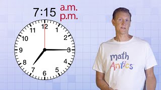 Math Antics  Telling Time [upl. by Enilasor]