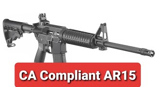 CA Compliant AR15 Ruger AR556 [upl. by Ecinrev]