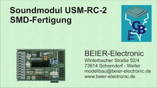 Produktion Soundmodul USMRC2 [upl. by Gilberto566]