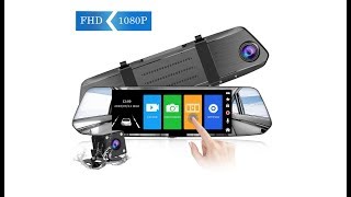 Dashcam Specchio CHORTAU 1080p 7 Touchscreen [upl. by Corbett977]