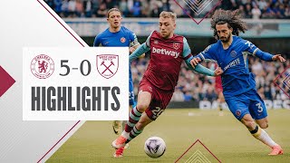 Chelsea 50 West Ham  Premier League Highlights [upl. by Johnsten]