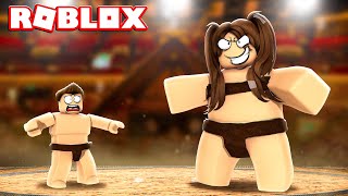 SIAMO DIVENTATI DEI LOTTATORI DI SUMO SU ROBLOX [upl. by Marge]