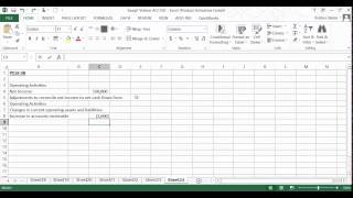 Changes in Current Operating Assets and Liabilities Indirect Method [upl. by Dnob]