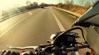 ► Yamaha WR 125X with Malossi 180 Kit  Top Speed  Fabilord [upl. by Latsryc]