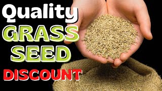 Quality Grass Seed is EXPENSIVE  Get A Discount [upl. by Rimaa]