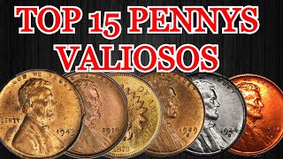 Top 15 Pennys Valiosos de los Estados Unidos💲💲💲💲 Actualizado [upl. by Yhtamit]